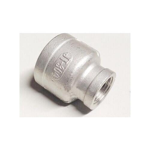 1" BSP to 1-1/2" BSP Female Thread 304 Stainless Steeel Concentric Reducer Connector Pipe Fitting water air oil