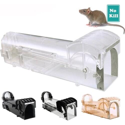 1PCS Reusable Household Mouse Trap Self Locking Rat Cage Household Live Mouse Catch Trap Indoor Outdoor Rat Trap Pest Control