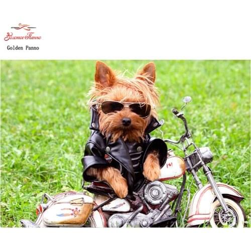 Golden Panno,DIY DMC 11CT 14CT completely Cross stitch Animal kits embroidery needlework wall decoration 08