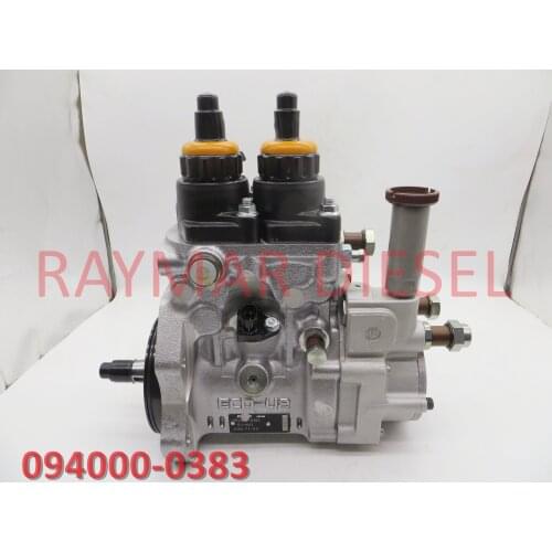 GENUINE Diesel Common rail fuel pump 094000-0383, 094000-0380 for K0MATSU PC450-7 6156-71-1112