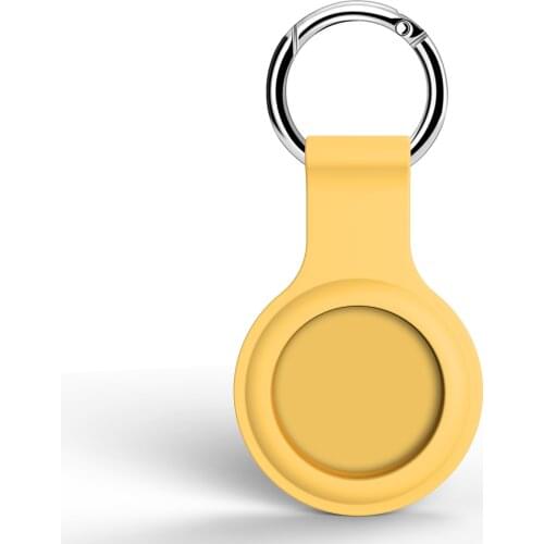 For Apple Airtags Liquid Silicone Protective Sleeve For Apple Locator Tracker Anti-lost Device Keychain Protective Sleeve Hot