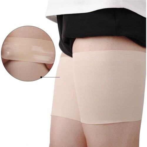 2Pcs Slimmer Band Anti Chafing Thigh Bands Leg Warmers Women Silicone Anti Slip Thigh Leg Bands Summer Lace Anti Friction Thigh