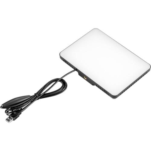 3200K-5600K USB LED Video Light with RGB Color Filters for Studio Video Conference Photography Filled Light T132