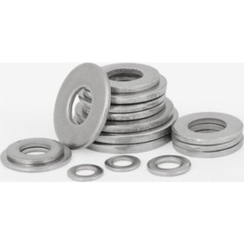 5Pcs M10 Stainless Steel 304 Flat Washers Meson Thin Washer Increase Round Gaskets Gasket 18mm-40mm OD 1mm-4mm thick