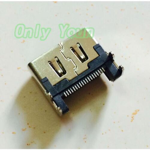 Aipinchun 1Pcs Brand New HDMI-Compatible Port Connector Socket Silver Color Replacement Repair Part For Sony PlayStation 4 PS4