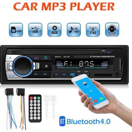 Car Stereo In Dash Bluetooth MP3 Player Aux Input USB FM Radio Receiver