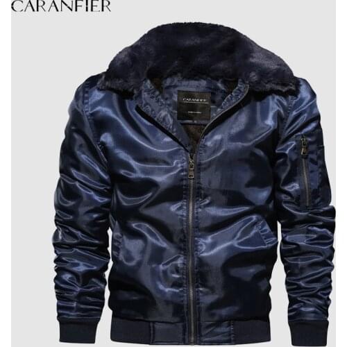 Мужские парки с мехом CARANFIER China At AliExpress