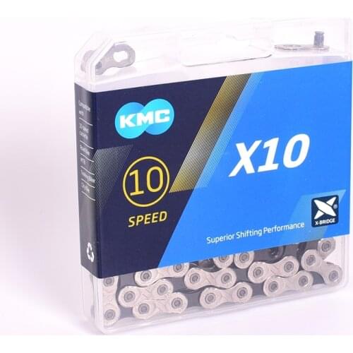 KMC X10 X10.93 MTB Road Bike Chain 116L 10 20 Speed Bicycle Chain With Magic Button Mountain Bike Chain