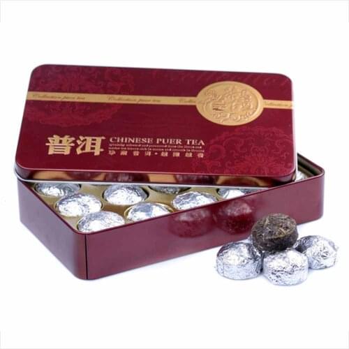 2020/2021 Yr Mini Sheng Puer Chinese Tea Silver Tin Foil Packing 75g Yunnan Shen Puer Chinese Tea Tuocha Puer Chinese Tea