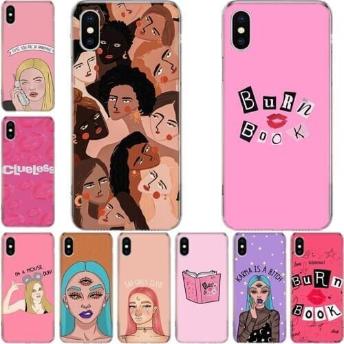 Mean Girls Burn Book Phone Case For Iphone 12 Mini 11 Pro XS Max XR X 8 7 6 6S Plus SE 2020 5 5S SE Cover Shell Coque