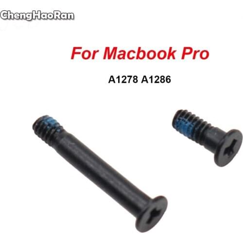ChengHaoRan 2pcs/set Battery Screw Screws Set Replacement For Macbook Pro 13" A1278 A1286 2008 -2012