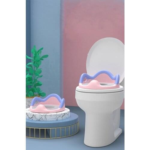 Baby Potty Training Seat Kids Toilet Potty Seat for Boys Girls for Children with Armrest Cushion Handle Backrest Training Seat