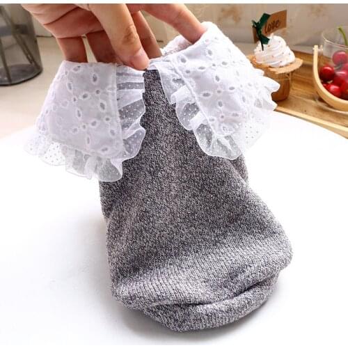 Dog T-shirt Spring Autumn Winter Dog Clothes Pet Clothing Garment Cute Cat Puppy Apparel Yorkies Pomeranian Schnauzer Coat