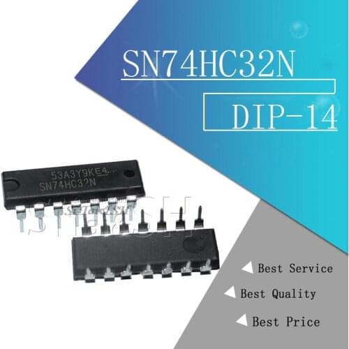 10PCS SN74HC32N DIP-14 SN74HC32 DIP 74HC32N 74HC32 new and original IC
