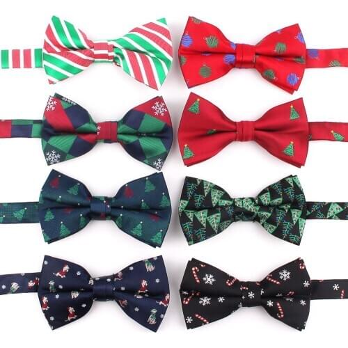 New Christmas Bow tie Casual Shirts Bow ties For Men Women Bow knot Adult Jacquard Bow Ties Cravats Party Bowties For Gifts