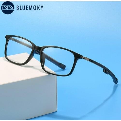 BLUEMOKY TR90 Hanging neck Glasses Frame Women Men Ultralight Magnet Non slip Spectacles Student Sport Myopia Glasses Frame