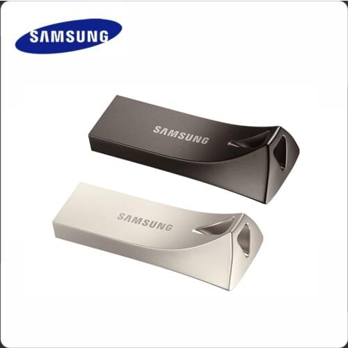 Original SAMSUNG BAR PLUS USB 3.1 32GB 64GB Metal u disk 128GB 256GB Flash Drive Disk up to 300MB/S Pendrive Memory Storage