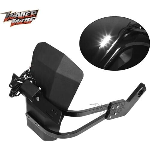 License Plate Holder For YAMAHA MT 09 Tracer FJ-09 900GT XSR 900 Rear Fender Motorcycle Accessories Mudguard Protector LED Light