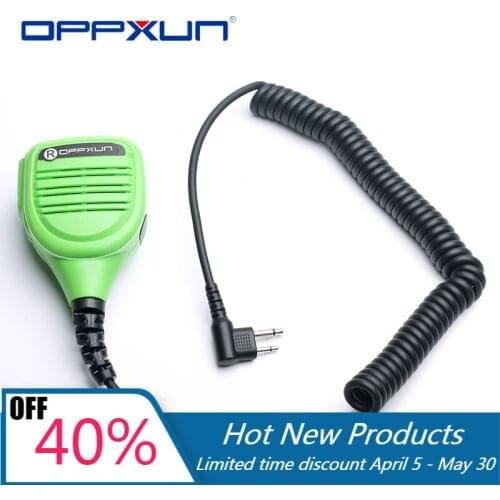 Walkie Talkie Speaker Mic Microphone Green for Ham RadioMotorola CP160 EP450 GP300 GP68 GP88 GP88S CP88 CP040 CP100 CP125 CP140