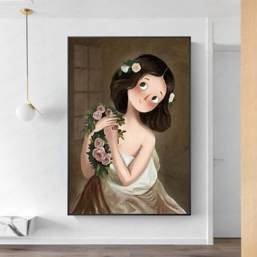 Nordic Simple Cute Version Of The Famous Painting Task Decorative Picture Living Room Hanging Print Canvas Poster