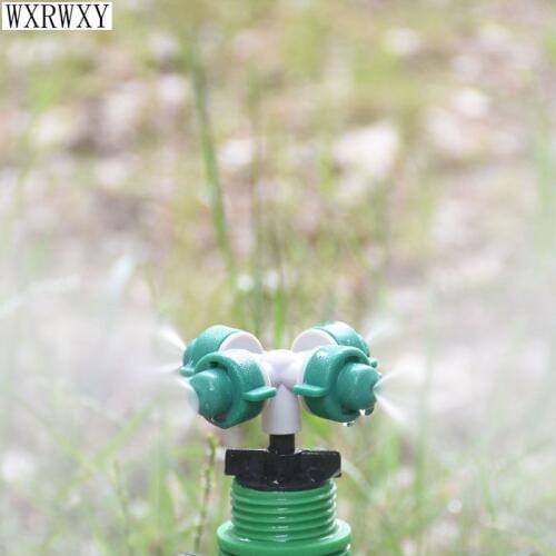 Greenhouse drip irrigation Cross Atomizing nozzle water misting nozzle G1/2 threaded connector for greenhouse 20pcs