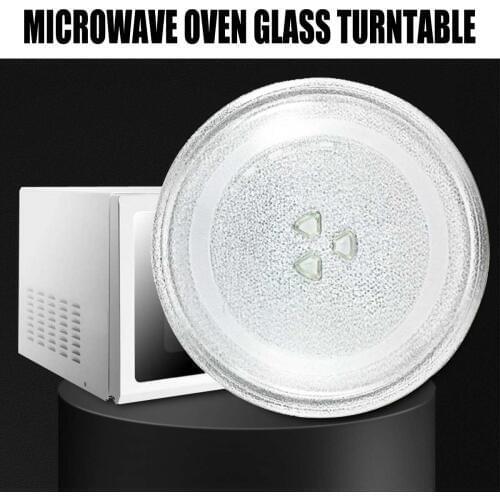 Univeral 245mm Microwave Oven Glass Disc Tray Turntable Y type bottom Flat Pallet Plates for Midea and other Thicken