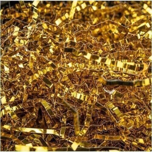 100g Bright Foil Paper Shredded Metal fold paper thread Decoration Gift Birthday Boxes Supplie Party Confetti DIY Filler We D3L0