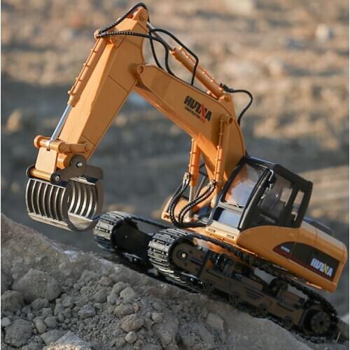 16 Channel 2.4G Electric Timber Grab Children Truck Remote Alloy Toy Car 570