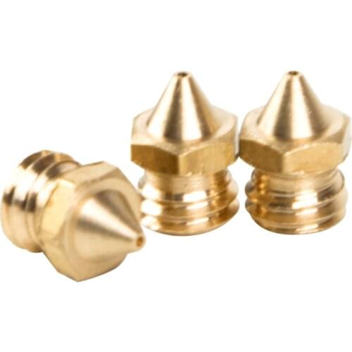 3pcs Brass CR-10X 3d Printer Nozzle Mix 0.4/0.6/0.8mm Extruder Print Head Nozzle 3d Printer Part For CR-10X 3D printer parts
