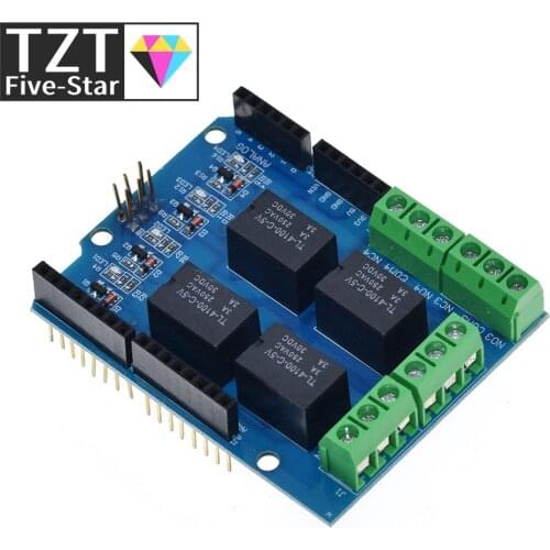 4 channel 5v relay shield module, Four channel relay control board relay expansion board for arduino UNO R3 mega 2560