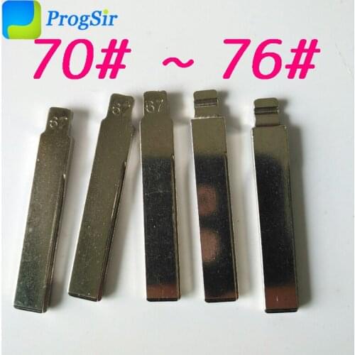 70# 71# 72# 73# 74# 75# 76# Uncut Blank Blade for KD VVDI Remote Key 10pcs/kit