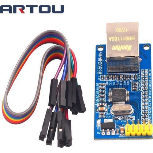 W5500 Ethernet network module hardware TCP / IP 51 / STM32 microcontroller program over W5100