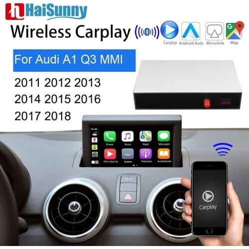 Wireless Airplay Carplay For Audi Q3 A1 2011-2015 2016-2018 Support Auto GPS Mirror Reverse Camera Multimedia Screen Retrofit