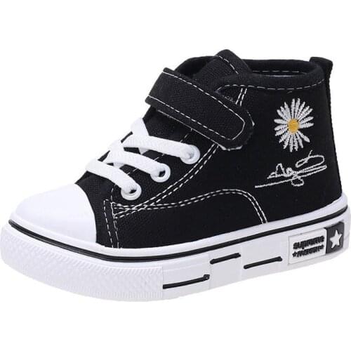 Children Shoes Winter Fashion Breathable Leather Kids Running Shoes Graffiti Casual Non-Slip Damping Boys Girls Sports Sneakers