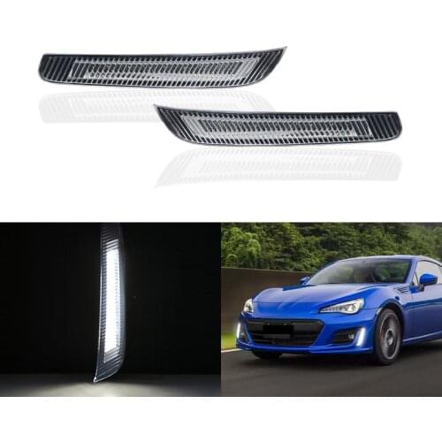 Front Bumper Led Daytime Running Lights DRL For Subaru BRZ 2017 2018 2019 White Auto Daylights