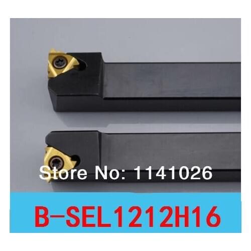 B-SEL1212H16 12*12*100MM External Thread Turning Tool Lathe Cutting Tools CNC Turning Lathe Machine Tools Turning Tool Holder