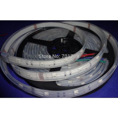 DC12V LED strip 5050 SMD flexible light 30LED/m,5m 150LED,White,warm,Blue,Green,Red,Yellow;RGB;with epoxy resin filled;IP68