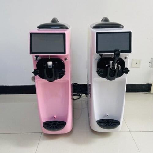 Desktop Monochrome Ice Cream Maker Commercial Ice Cream Maker Mini Automatic Cone Cone Maker Soft Ice Cream Maker