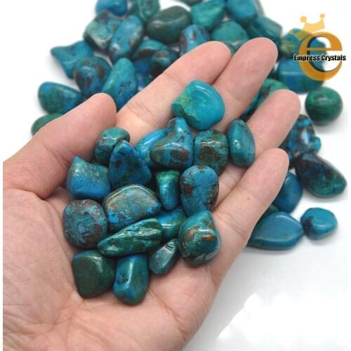 Natural Chrysocolla Crystal Tumbled Bulk Healing Mineral Specime Gemstones Gem Raw Aquarium Decoration