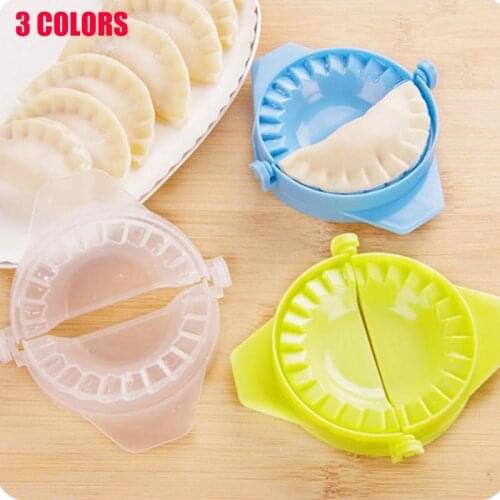 2021 New DIY Dumplings Maker Tool Wheat Straw Jiaozi Pierogi Mold Dumpling Mold Clips Baking Molds Pastry Kitchen Accessories
