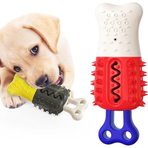 Cooling Dog Molar Popsicle Pet Toothbrush Braces Removable Clean Teeth Training Dog Chew Stick игрушки для собак
