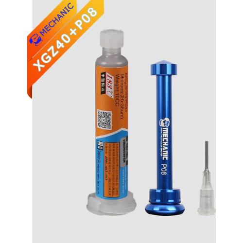 Solder Paste Z40 MECHANIC XGZ40 35G Melting Point 183℃ Flux IPX3 25-45um For SMT BGA CPU Chip Ball Planting etc