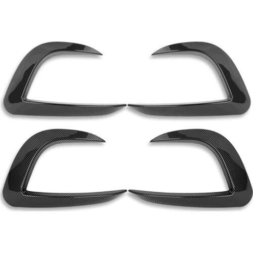 Front Fog Lights Eyebrow Wind Knife Sticker for Tesla Model Y Fog Lamp Eye Lid Eyebrow Cover Trim
