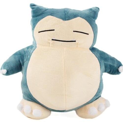 31cm Pokemon Snorlax Plush Toys Anime New Rare Soft Stuffed Animal Doll For Christmas Kid Gift
