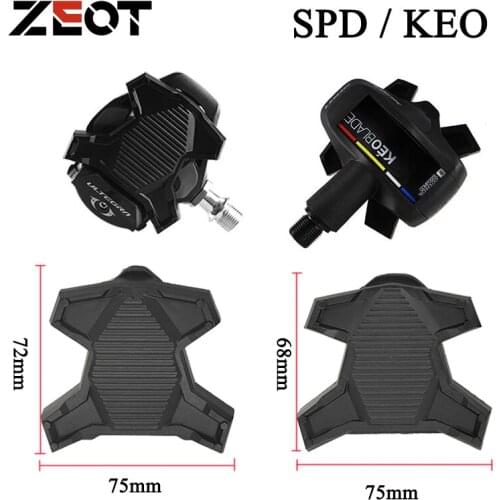 RICHY New Upgrade Road Bike Clipless Pedal Platform Adapter Convert For Shimano SPD Look KEO System Bicycle Clip Pedal Adaptor