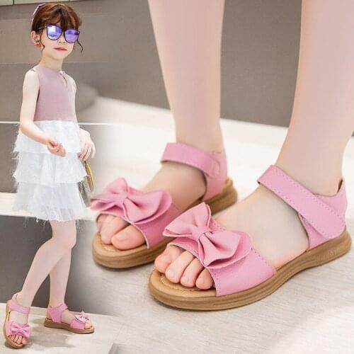 Girls Sandals Summer Fashion Big Childrens Beach Shoes Childrens Soft Bottom Girl Baby Childrens Shoes