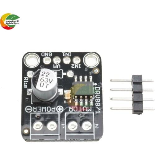 Ziqqucu DRV8871 H-Bridge Brushed DC Motor Driver Breakout Board for Arduino