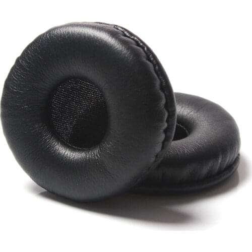 1Pair Black 60mm Ear Pad Earmuff Replacement Cover Headphones Pads Foam Sponge For MDR-PQ3 ATH-ES55 K550 Headphones