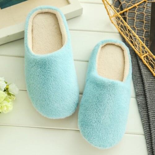Slippers Women 2020 Indoor House plush Soft Cute Cotton Slippers Shoes Non-slip Floor Home Slippers Women Slides For Bedroom