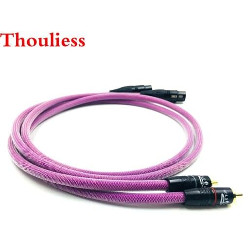 Thouliess Pair Type-SNAKE 2RCA Male to 2XLR Female Cable XLR Balanced Reference Interconnect Audio Cable with XLO HTP1 Cable